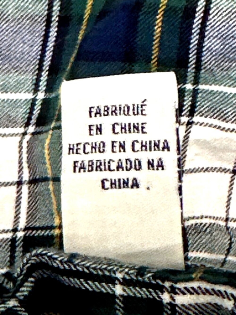 Forever 21 Size L Green Blue Button Up Flannel Shirt Academia Lumbercore Classic - Picture 9 of 11